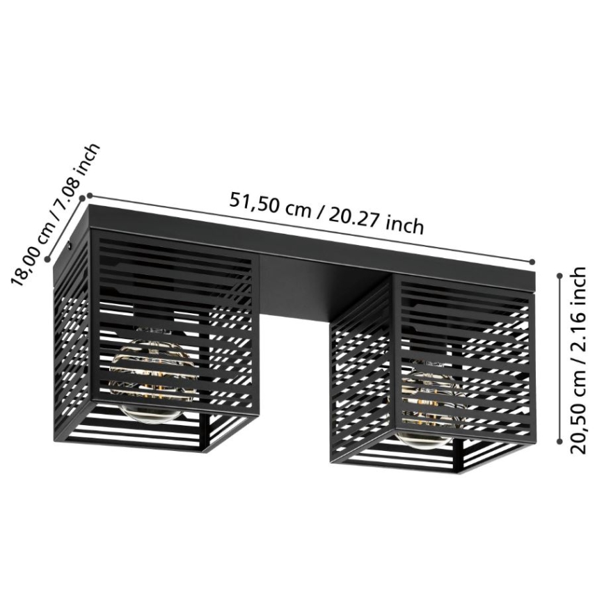 Eglo - Лампа 2xE27/40W/230V