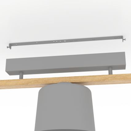 Eglo - Полилей за повърхностен монтаж 3xE27/40W/230V