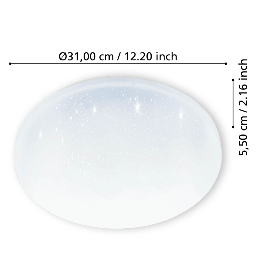 Eglo - LED Плафон за баня LED/18W/230V IP44