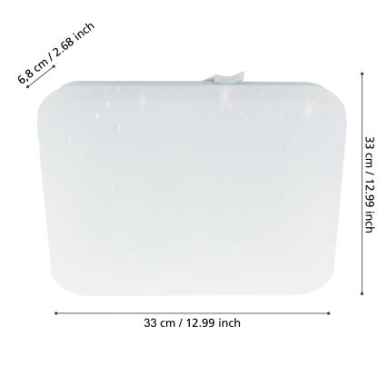 Eglo - LED Плафон за баня LED/14,6W/230V IP44
