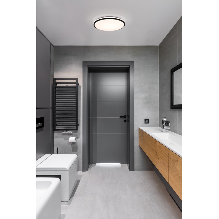 Eglo - LED Плафон за баня LED/15,6W/230V IP44 черен