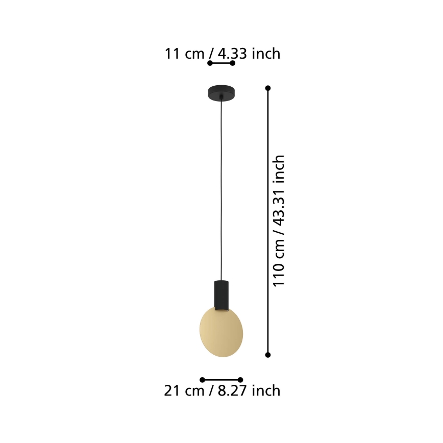 Eglo - LED Пендел 1xGU10/4,5W/230V 3000K