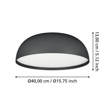Eglo - LED RGBW Димируем плафон 3xLED/7,5W/230V 2700-6500K Ø 40 см