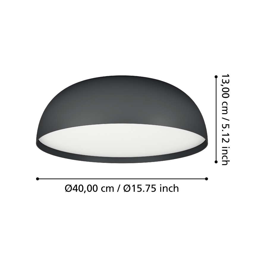 Eglo - LED RGBW регулируемо таванно осветително тяло 3xLED/7,5W/230V 2700-6500K Ø 40 см