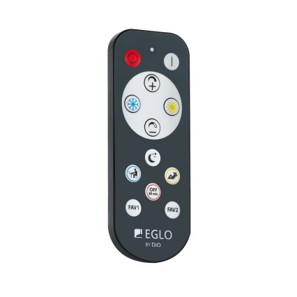 Eglo - LED Димируем плафон LED/15W/230V златист + дистанционно