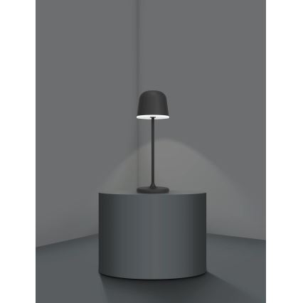 Eglo - LED Димируем екстериорен rechargeable лампа LED/2,2W/5V 1800 mAh черен IP54