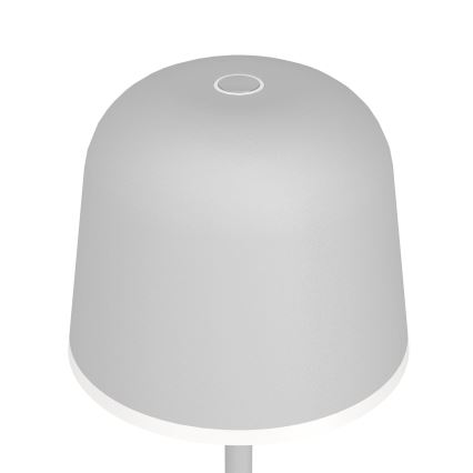 Eglo - LED регулируема външна презареждаща се лампа LED/2,2W/5V 1800 mAh сива IP54