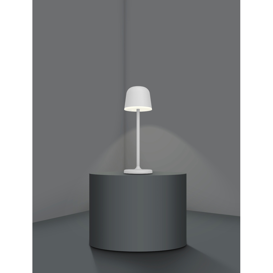 Eglo - LED регулируема външна презареждаща се лампа LED/2,2W/5V 1800 mAh сива IP54
