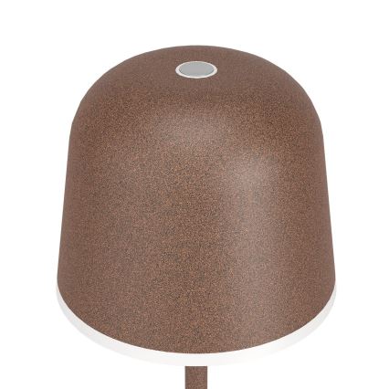 Eglo - LED Димируем екстериорен rechargeable лампа LED/2,2W/5V 1800mAh кафяв IP54