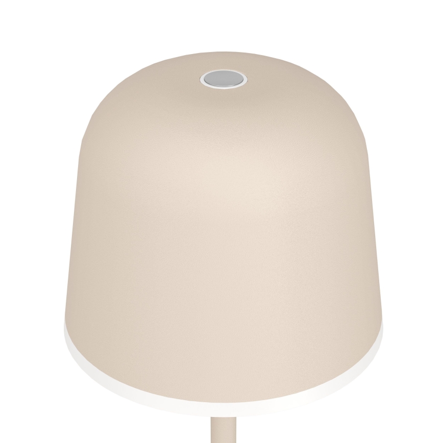 Eglo - LED Димируем екстериорен акумулаторен лампа LED/2,2W/5V 1800 mAh бежов IP54
