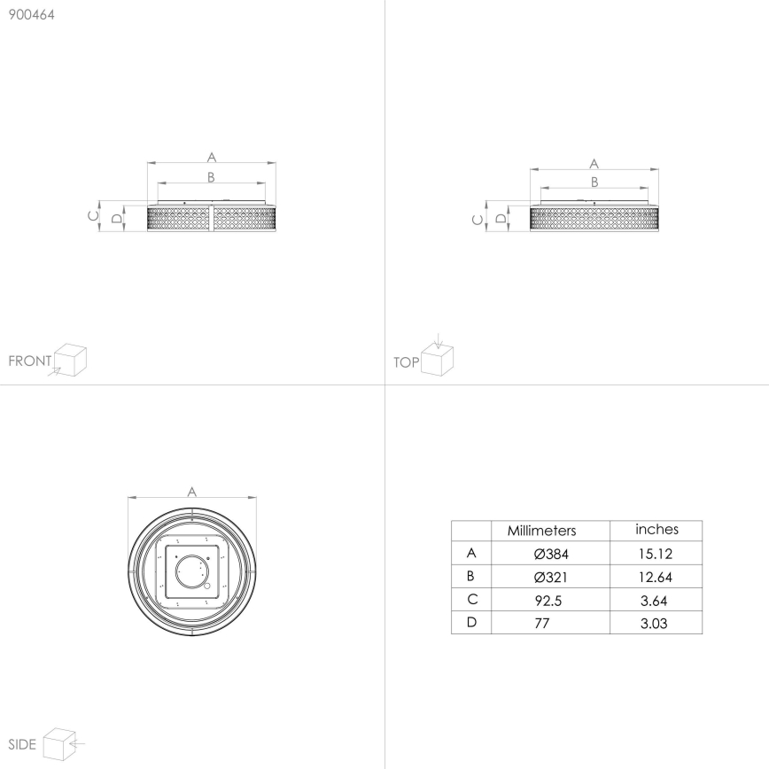 Eglo - LED Плафон LED/24W/230V