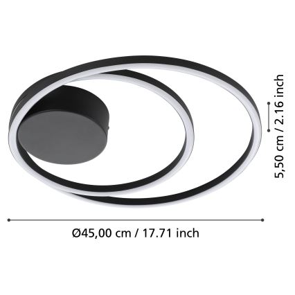 Eglo - LED Плафон LED/36W/230V