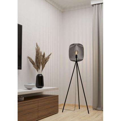 Eglo - Лампион 1xE27/40W/230V черен