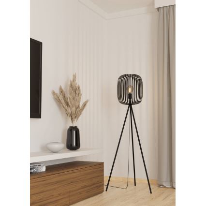 Eglo - Лампион 1xE27/40W/230V черен