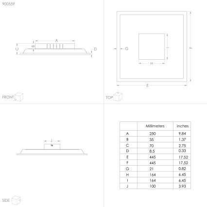 Eglo - LED Плафон LED/28W/230V