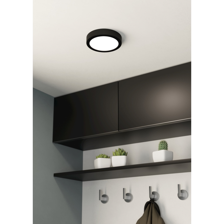 Eglo - LED Димируем плафон LED/11W/230V черен