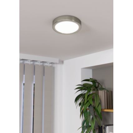 Eglo - LED Димируем плафон LED/11W/230V матов хром