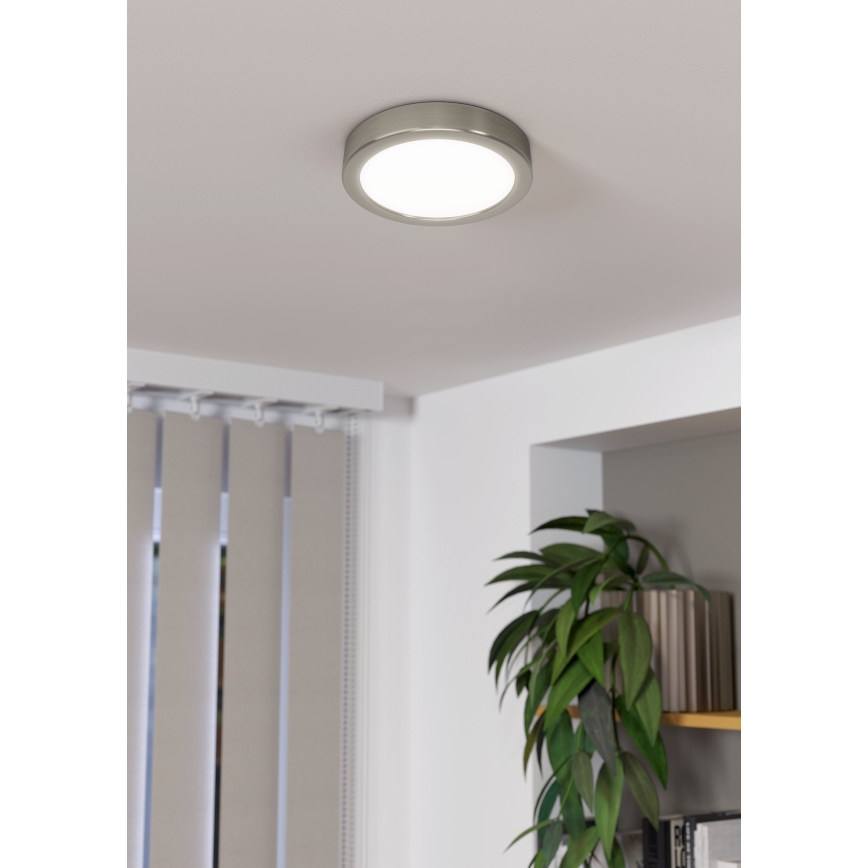 Eglo - LED Димируем плафон LED/11W/230V матов хром