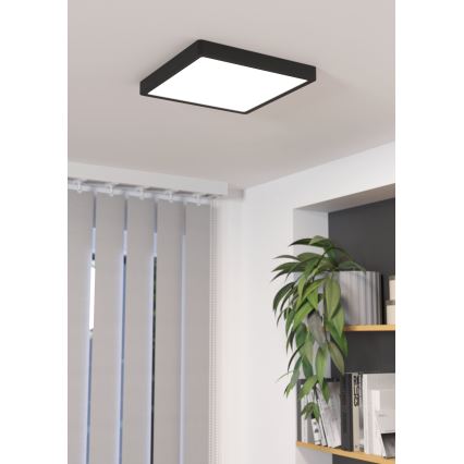 Eglo - LED Димируем плафон LED/20,5W/230V черен