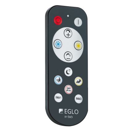 Eglo - LED Димируема плафониера LED/25,6W/230V + дистанционно