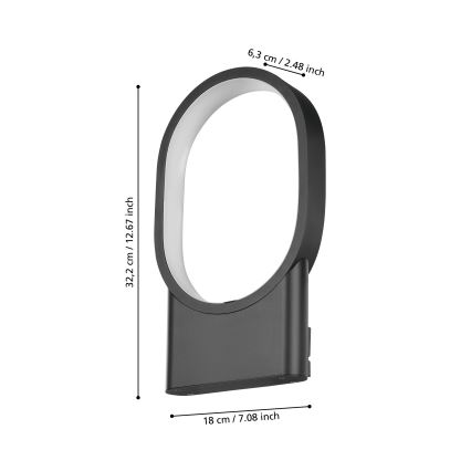 Eglo - LED Аплик LED/10,8W/230V