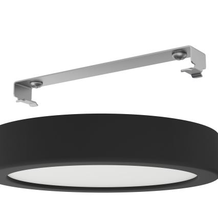 Eglo - LED таванно осветително тяло за баня LED/11W/230V IP44 черно, диаметър 16 см