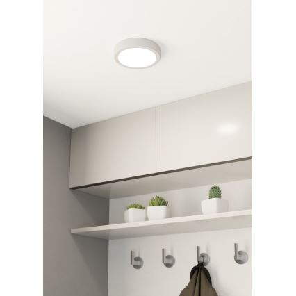 Eglo - LED таванно осветително тяло за баня LED/11W/230V IP44 бяло Ø 16 см