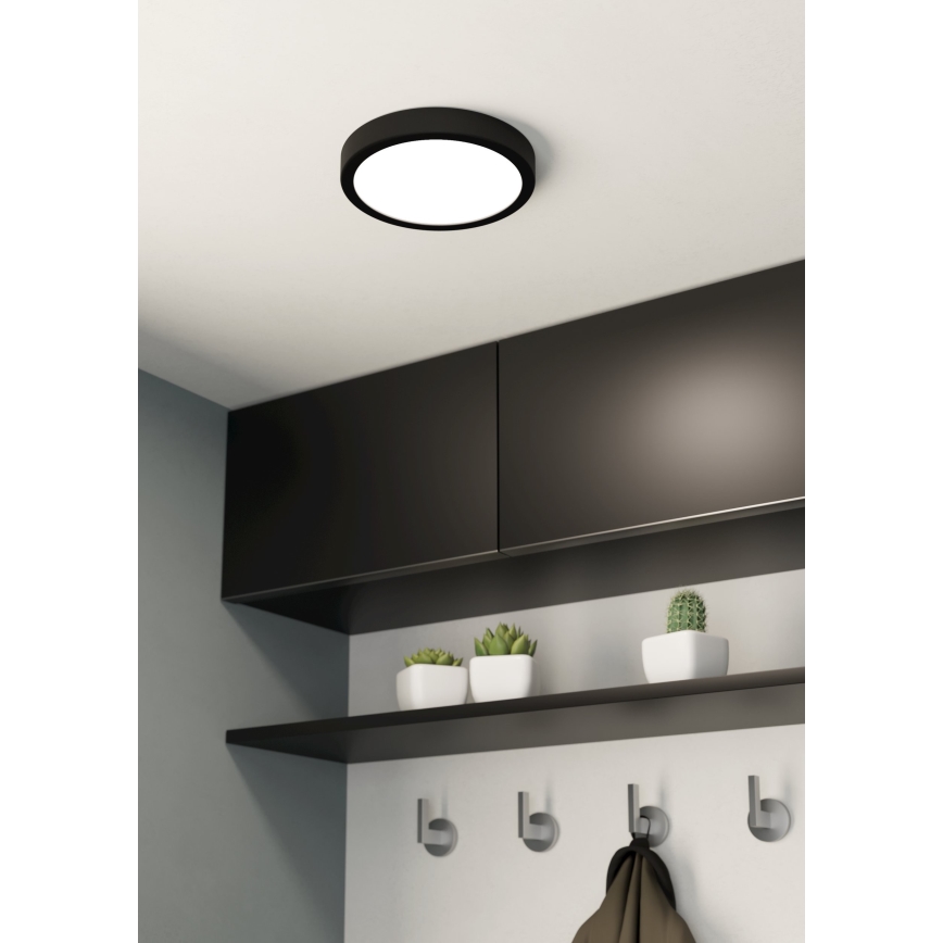 Eglo - LED Плафон за баня LED/17W/230V черен IP44