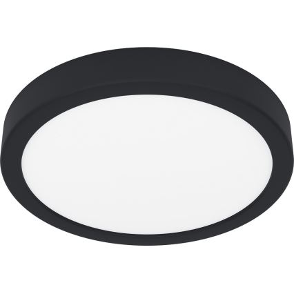 Eglo - LED таванно осветително тяло за баня LED/17W/230V, черно, IP44, Ø 21 см