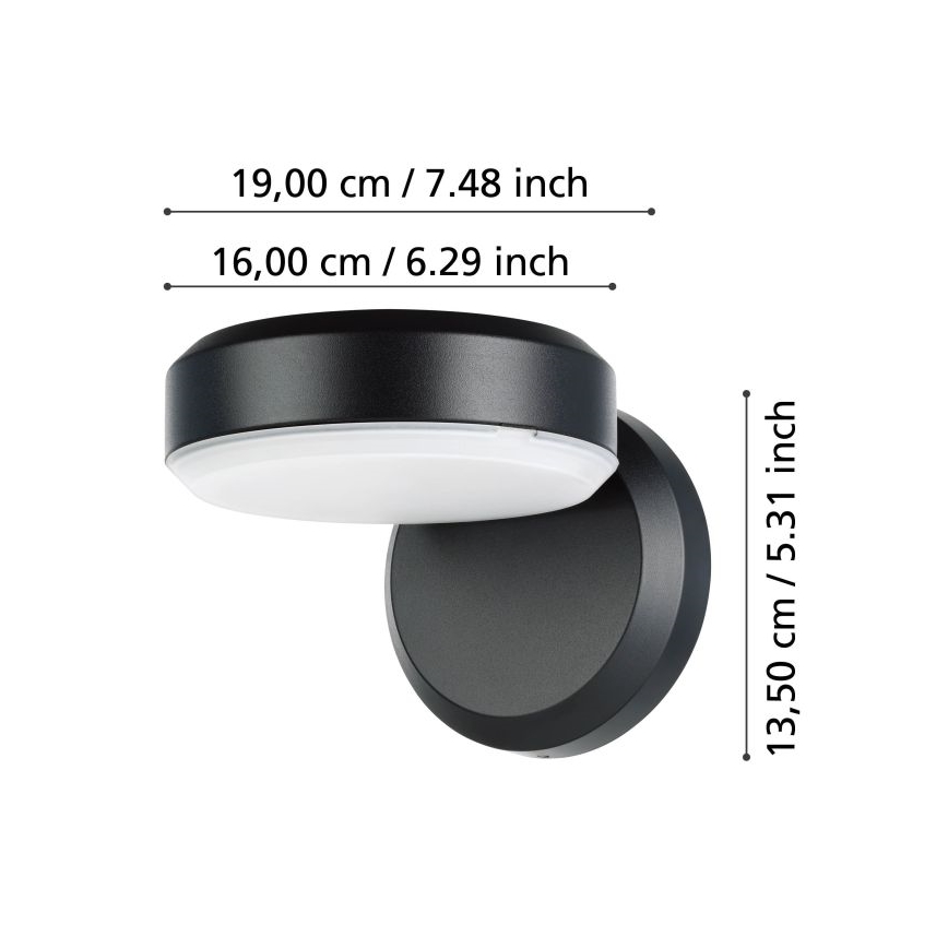 Eglo - LED Екстериорен аплик LED/10,8/230V IP54