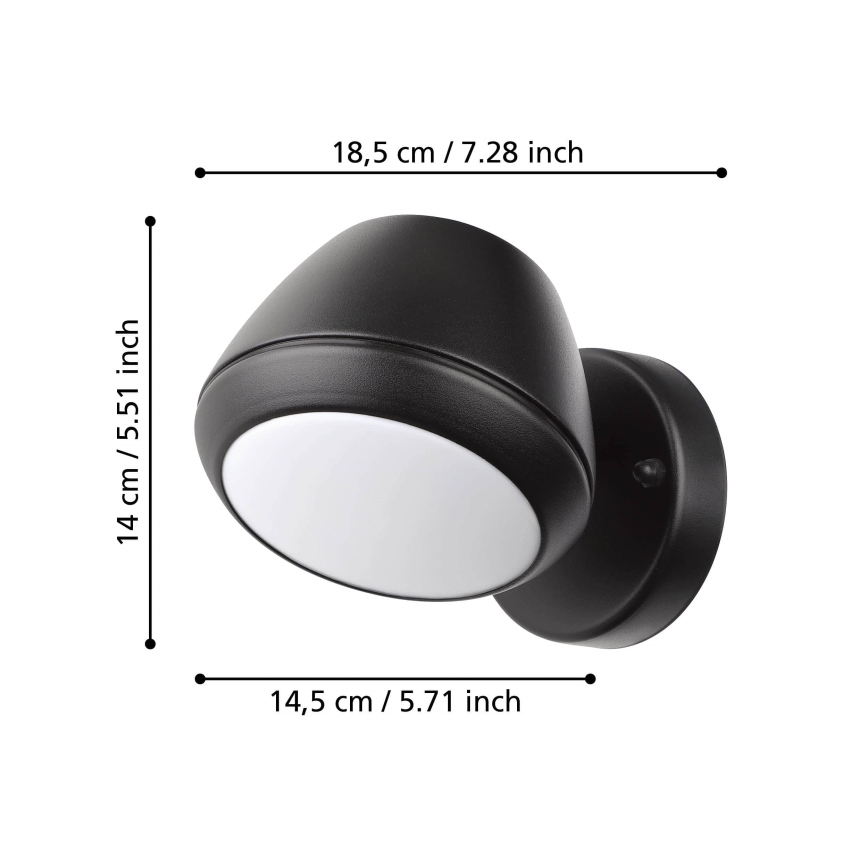 Eglo - LED Екстериорен аплик 1xGU10/4,6/230V IP44