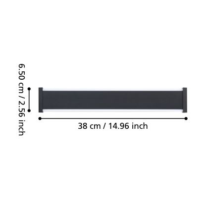 Eglo - LED Екстериорен аплик 2xLED/3,7W/230V 3000K IP55