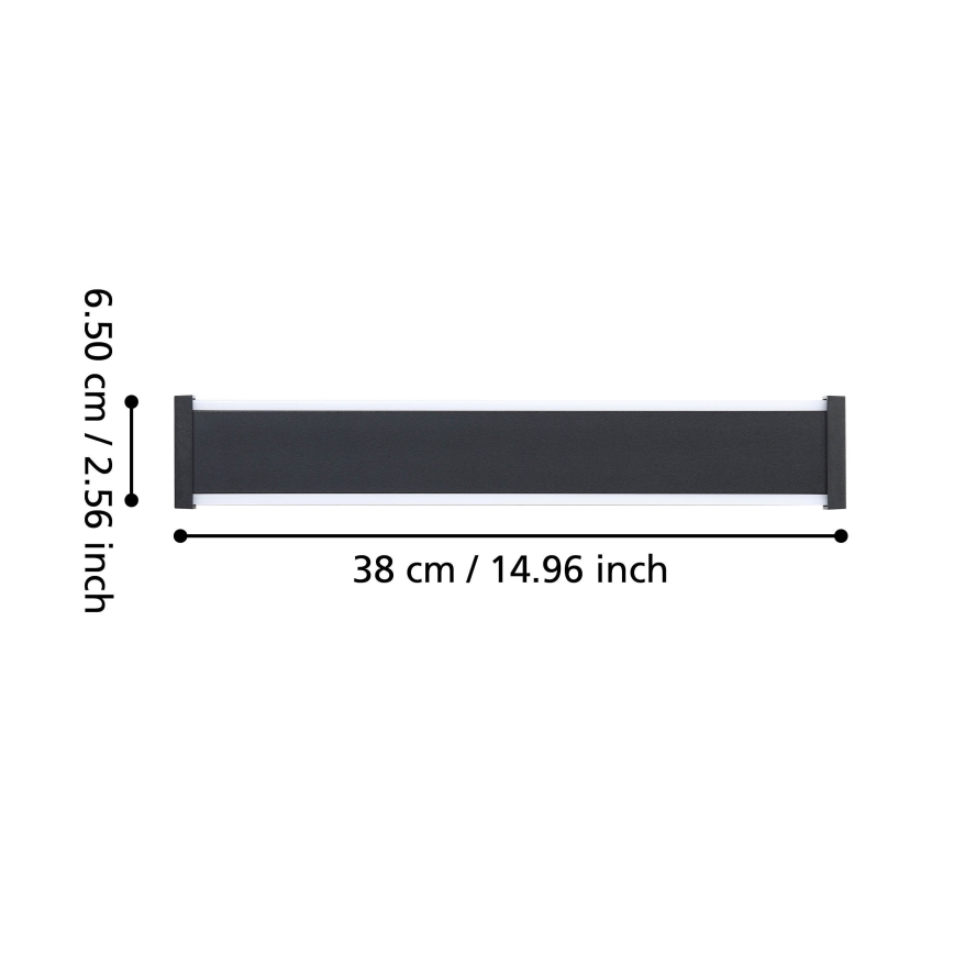 Eglo - LED Екстериорен аплик 2xLED/3,7W/230V 3000K IP55