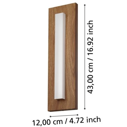 Eglo - LED Екстериорен аплик LED/7W/230V IP44