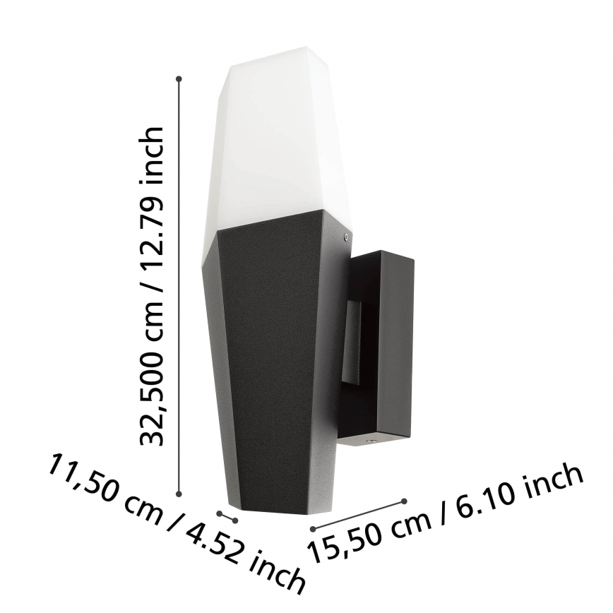 Eglo - Екстериорен аплик 1xE27/25W/230V IP44