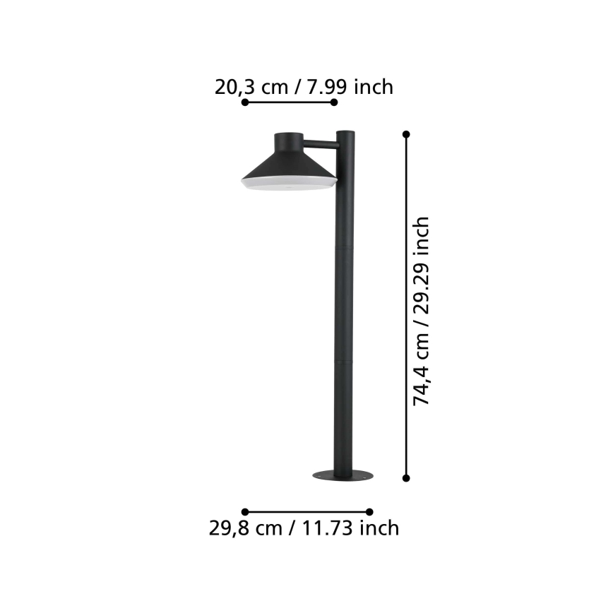 Eglo - LED Екстериорна лампа 1xGU10/4,6W/230V IP44