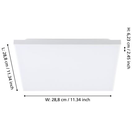 Eglo - LED Плафон LED/10,8W/230V