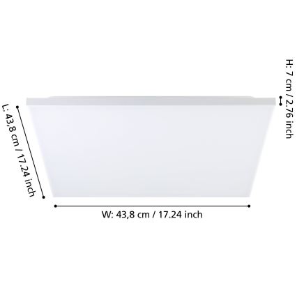 Eglo - LED Плафон LED/21W/230V