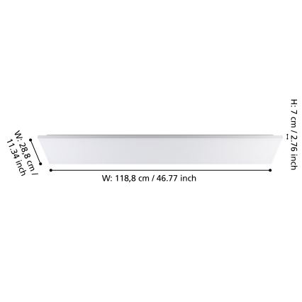 Eglo - LED Плафон LED/32W/230V