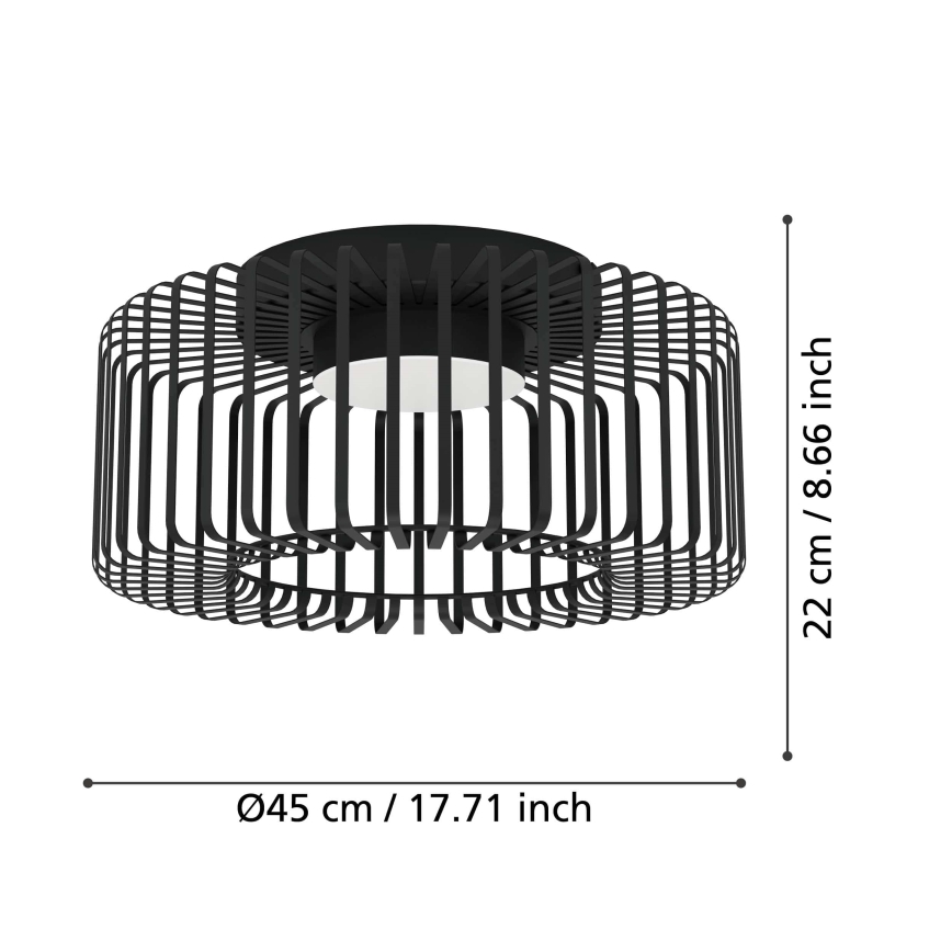 Eglo - LED RGBW Димируем плафон LED/22W/230V 2700-6500K