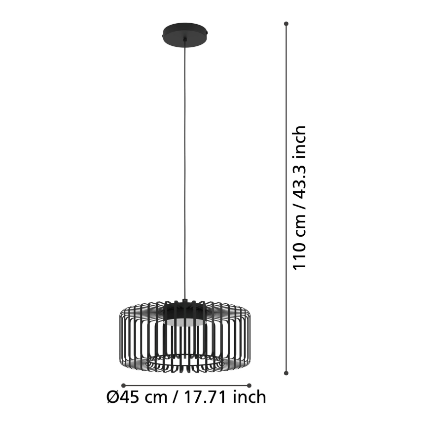 Eglo - LED RGBW Димируем пендел LED/22W/230V 2700-6500K