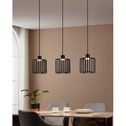 Eglo - LED RGBW Димируем пендел 3xLED/3,7W/230V 2700-6500K