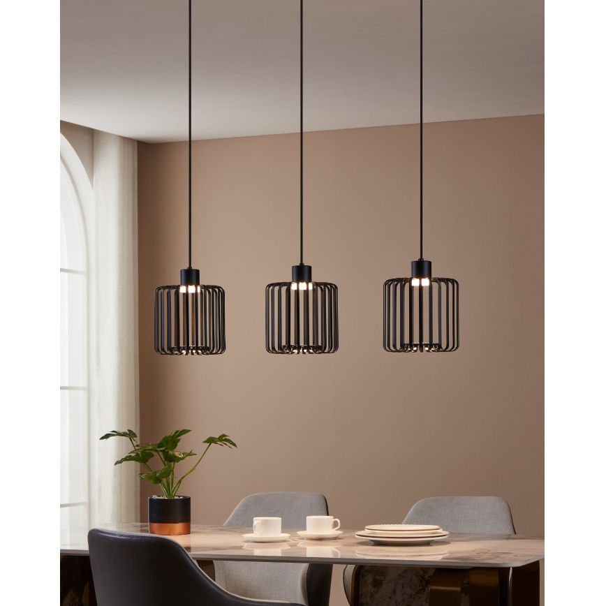 Eglo - LED RGBW Димируем пендел 3xLED/3,7W/230V 2700-6500K