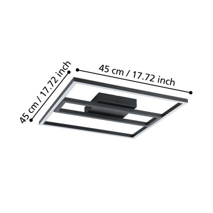 Eglo - LED RGBW Димируем плафон LED/21W/230V