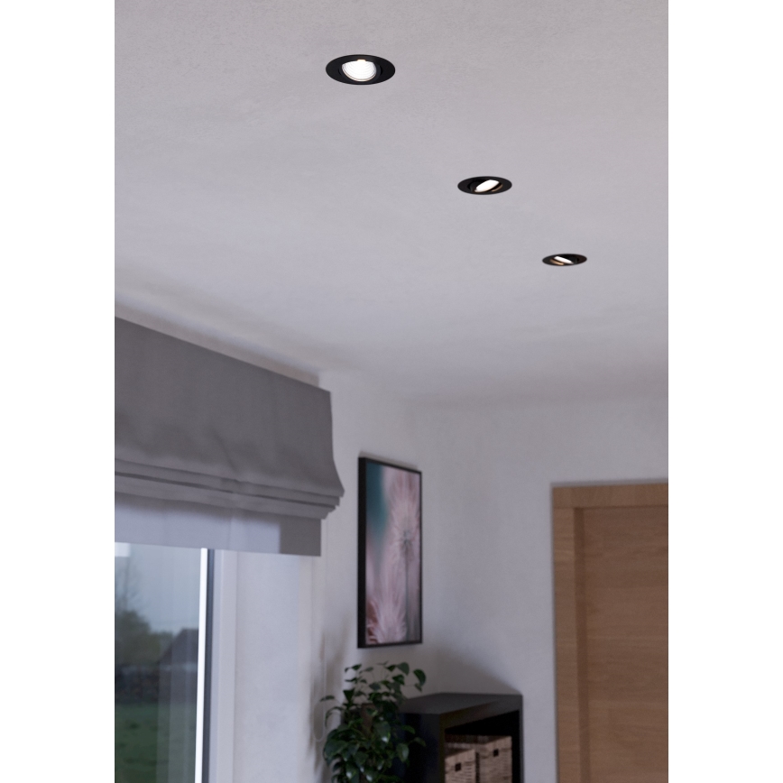 Eglo - К-кт 3бр. LED димируеми лунички SALICETO LED/6W/230V