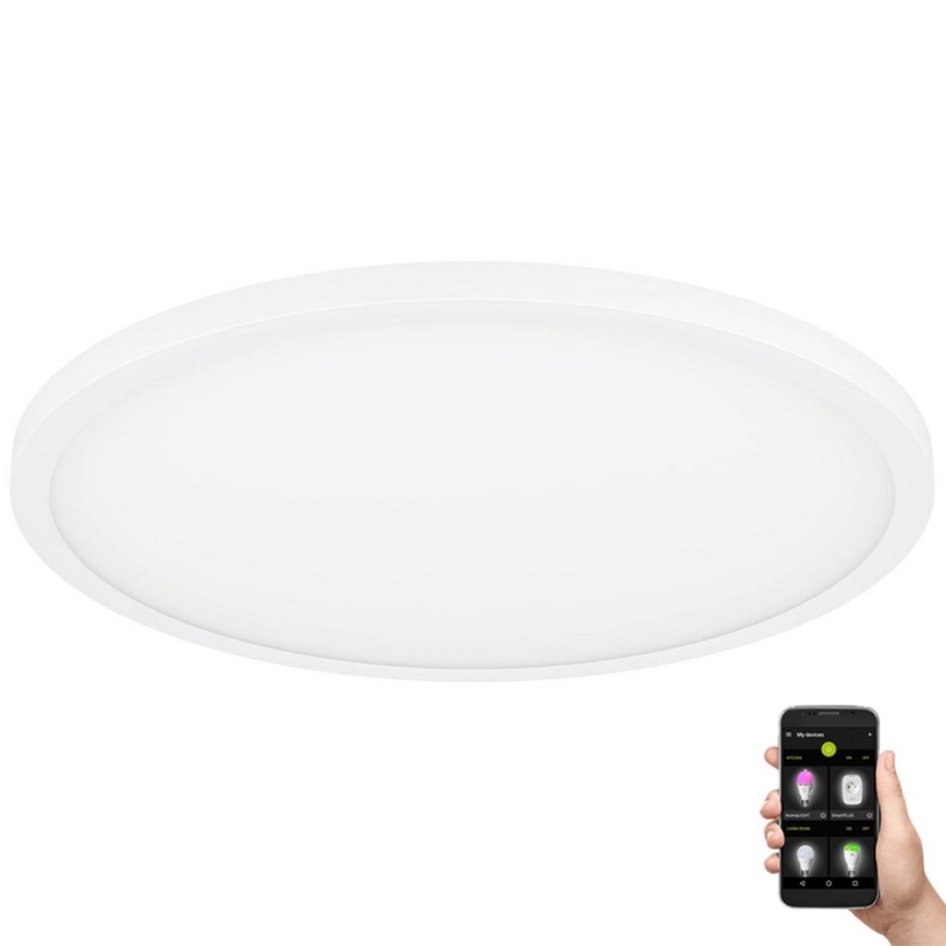 Eglo - LED Димируем плафон LED/41W/230V Ø 60 см бял