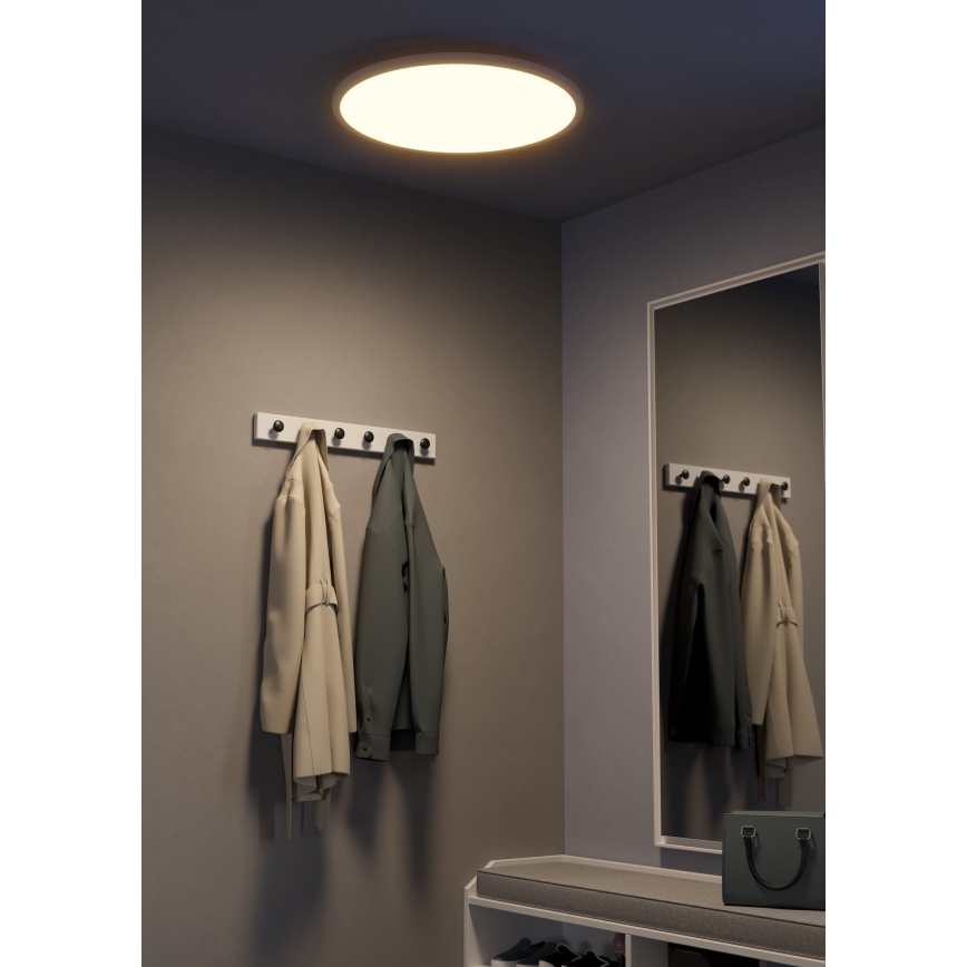Eglo - LED Димируем плафон LED/41W/230V Ø 60 см бял
