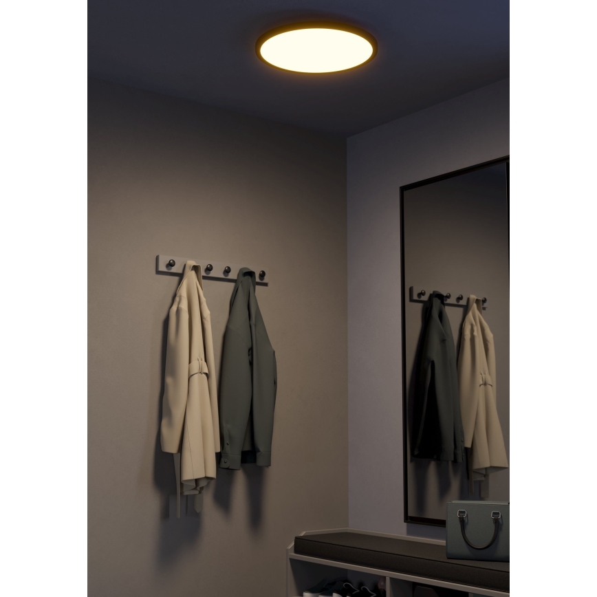 Eglo - LED Димируем плафон LED/33,5W/230V Ø 45 cm черен