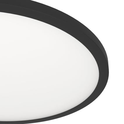 Eglo - LED Димируем плафон LED/33,5W/230V Ø 45 cm черен