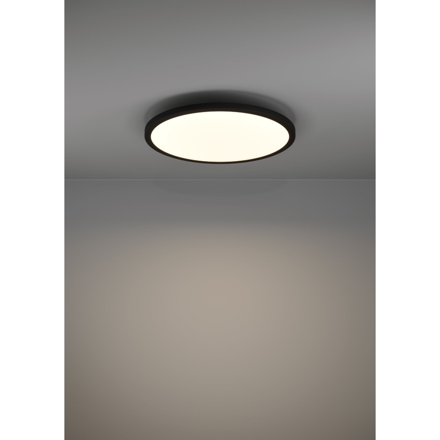 Eglo - LED Димируем плафон LED/33,5W/230V Ø 45 cm черен